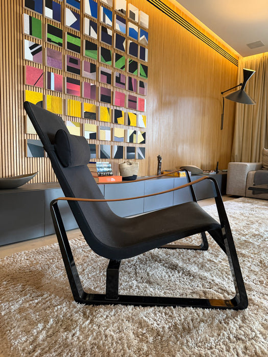 Poltrona "Cité" em Tecido - Jean Prouvé Para Vitra