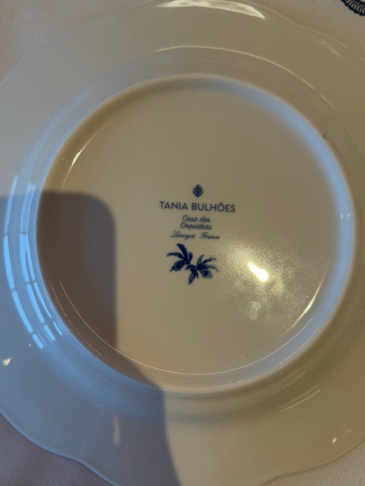 Conjunto com 2 Jogos de Mesa Coleção Casa das Orquídeas Limoges France (Prato, Bowl e Jogo Americano em Linho) – Tânia Bulhões