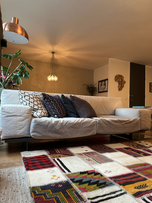 Sofá "Lasso" em Lona (pufes vendidos separadamente) – Estúdio Bola