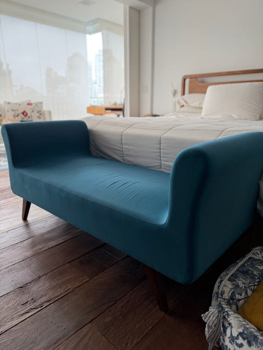 Recamier Estofado Azul