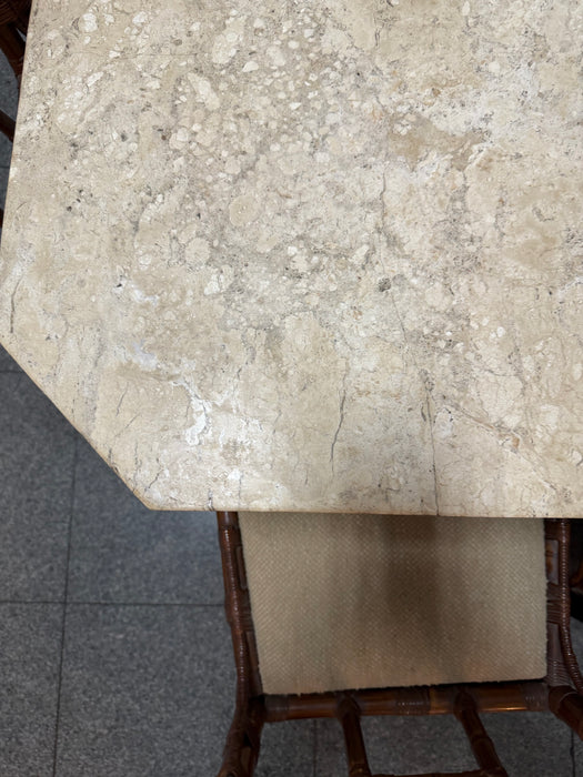 Mesa de Jantar com 8 Cadeiras em Bambu