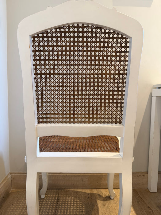 Conjunto com 4 Cadeiras "Deauville" com Assento em Palha – Secrets de Famille