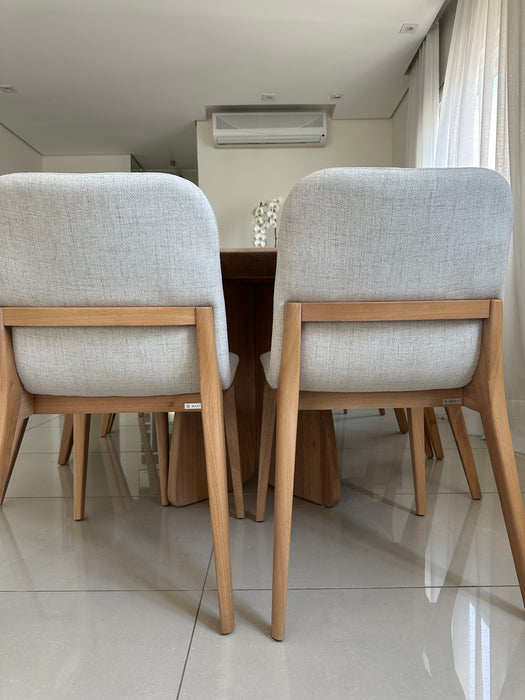 Conjunto de 10 Cadeiras “Sinuous” – Delucci