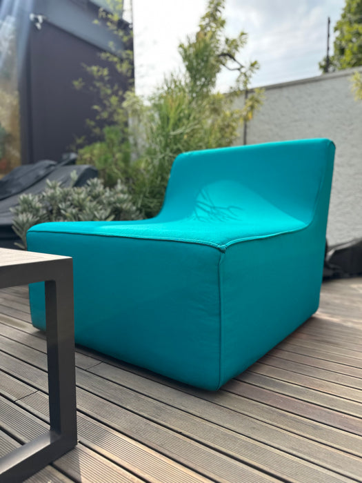 Par de Poltronas Outdoor (com capa de proteção) - Tecido Regatta Sunbrella