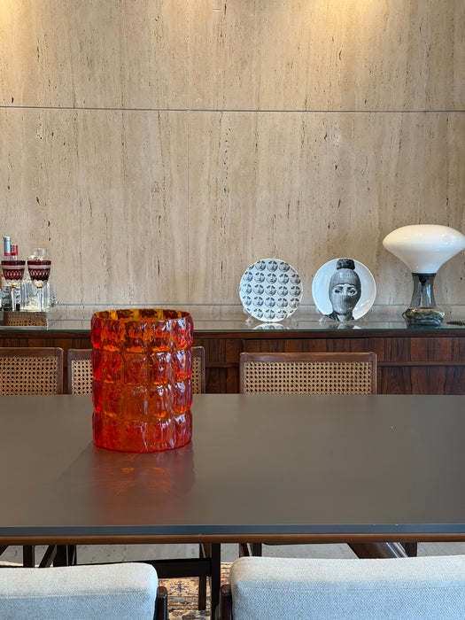 Vaso “Matelassé” Laranja – Patricia Urquiola para Kartell