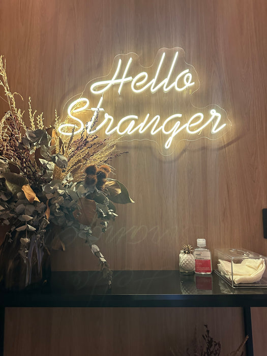 Neon "Hello Stranger"