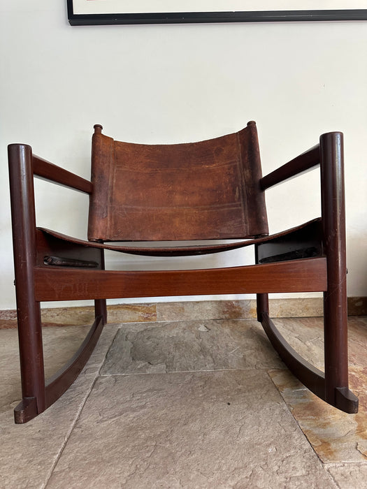 Cadeira de Balanço “Peglev Rocking” Vintage – Michel Arnault para Objekto
