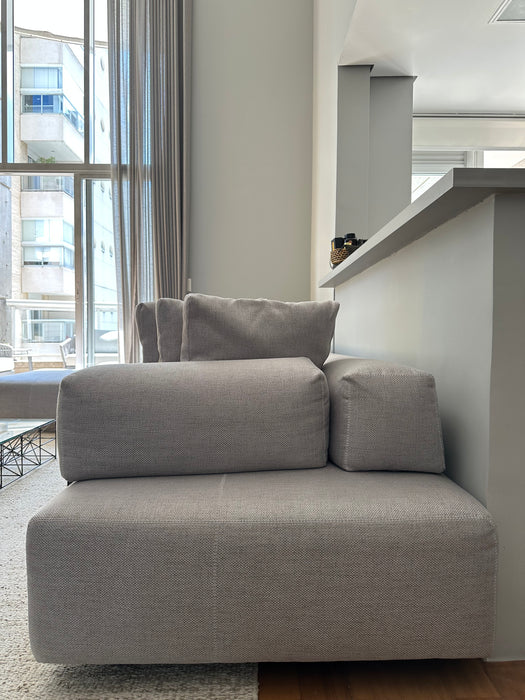 Sofá + Pufe "Lençóis Maranhenses" - Clami