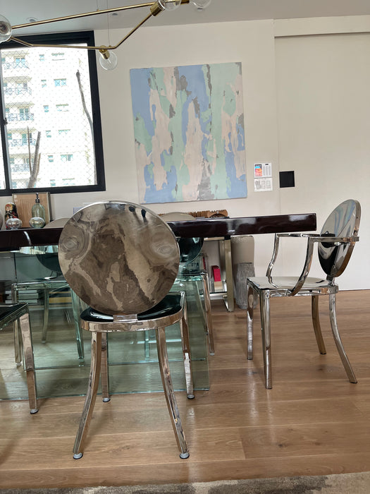 Conjunto de 6 Cadeiras “Kong” (2 com braços) – Philippe Starck para Emeco
