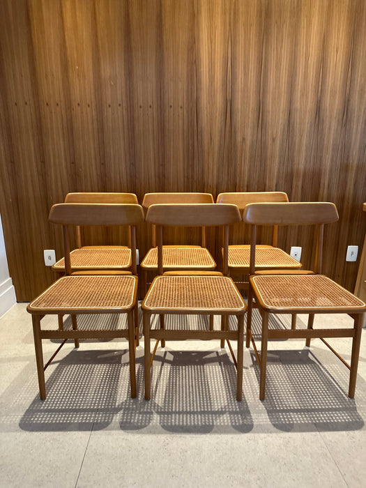 Conjunto de 6 Cadeiras "Lucio" – Sérgio Rodrigues para Dpot