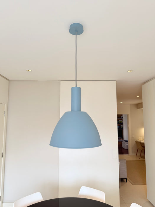 Luminária “Mega Bauhaus 90” Azul – Lumini