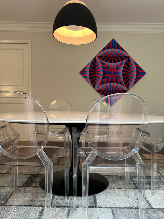 Conjunto de 8 Cadeiras "Louis Ghost" com Braços - Philippe Starck para Kartell