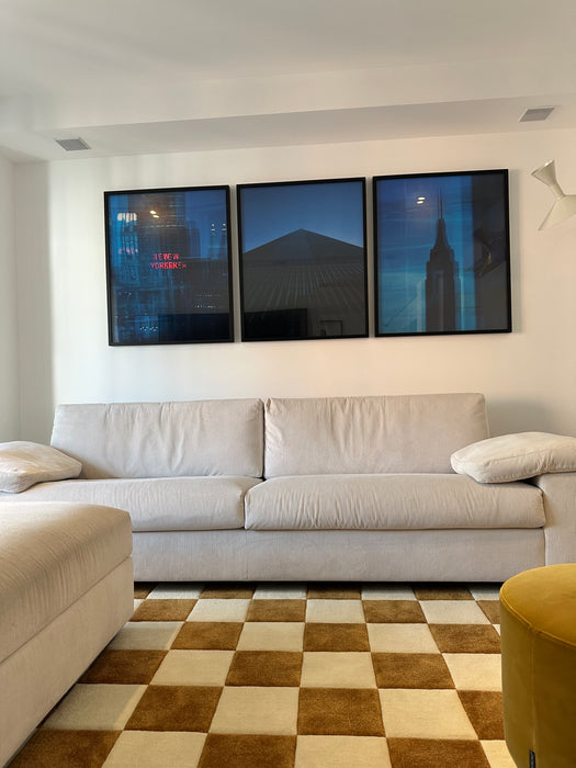 Sofá "Vogue" com Pufe – Micasa