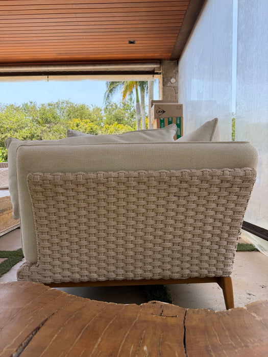 Conjunto Outdoor (1 sofá + 2 poltronas (sem braço) + 2 poltronas (com braços) - Dunelli