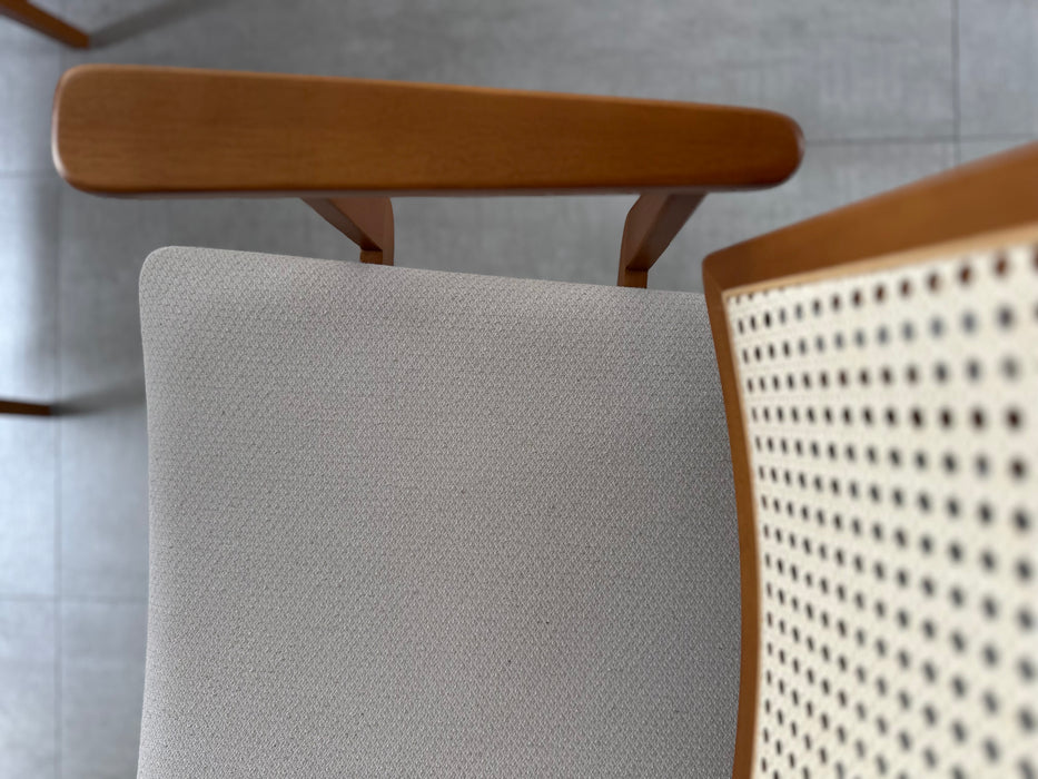 Conjunto de 6 Cadeiras em Madeira e Palhinha