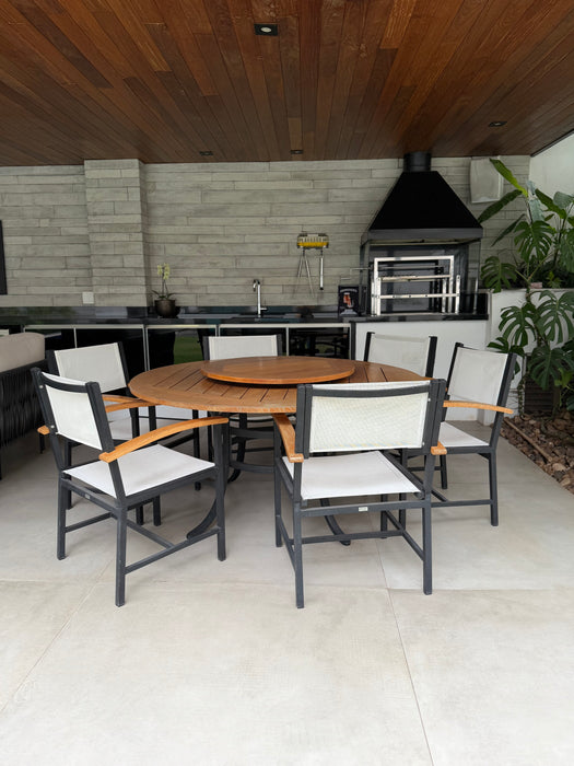 Conjunto de Mesa com 6 Cadeiras - Breton