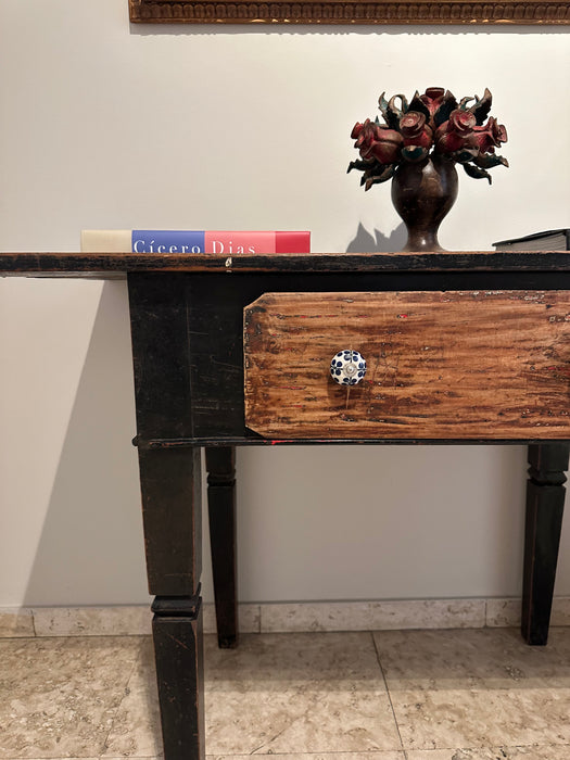 Mesa de Apoio em Madeira Rústica