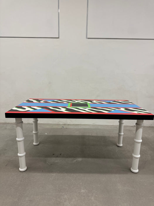 Mesa de Jantar "Madras" - Nathalie Du Pasquier para Memphis Milano