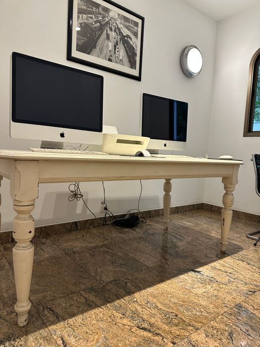 Mesa de Jantar em Pátina Branca