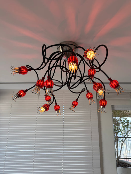 Luminária “Poppy” com 15 Braços – Serien para FAS