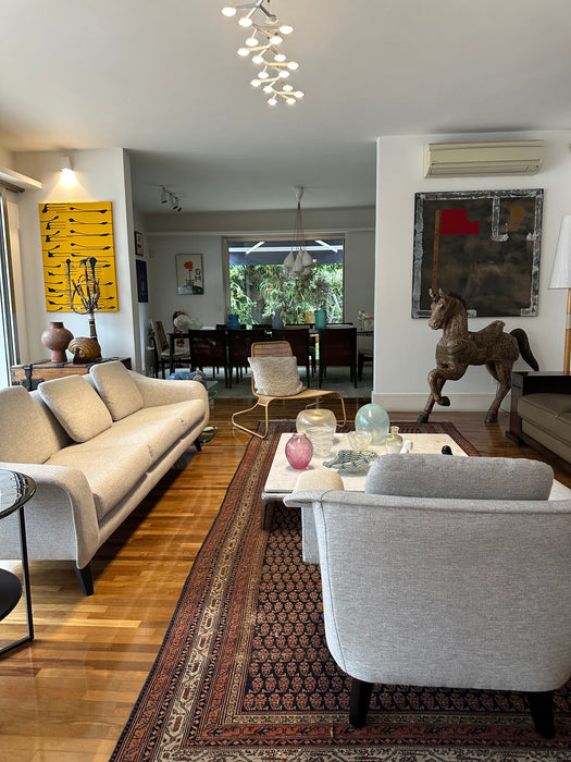 Conjunto de Poltrona e Sofá "Curva" - Adquirido loja Arquivo Vivo