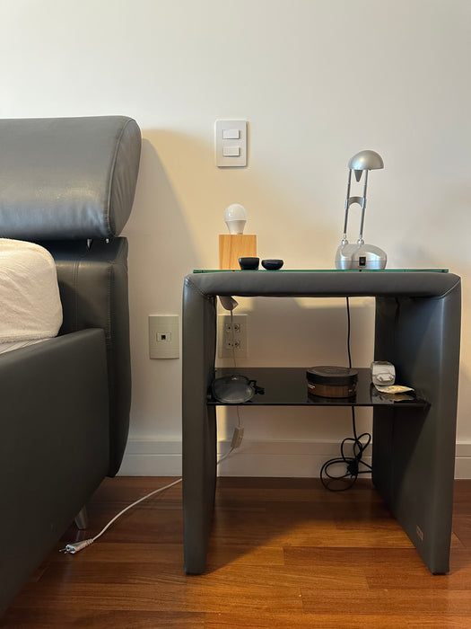 Cama de Casal "Casa KTD" com 2 Mesas de Cabeceira (colchão Incluso) - Matthias Rossow para RUF Betten