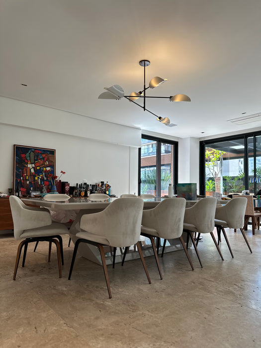 Mesa de Jantar em Laca - Brentwood