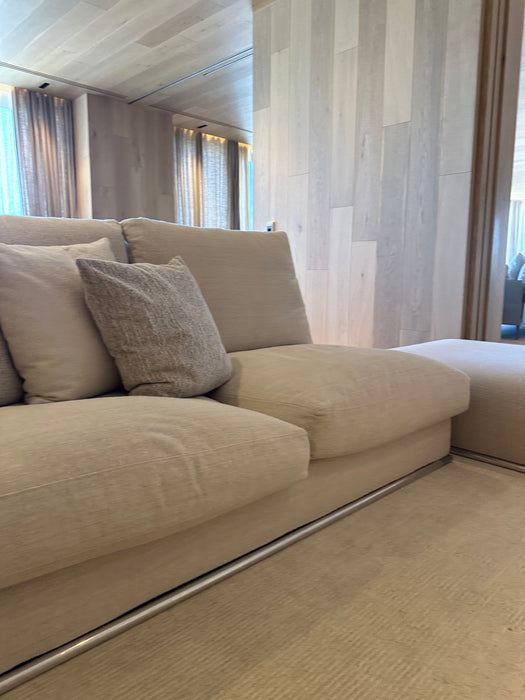 Sofá Modular "Marcel" com Par de Pufes – Antonio Citterio para B&B Italia