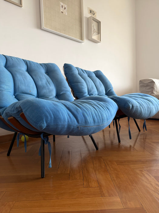 Par de Poltronas "Costela"
