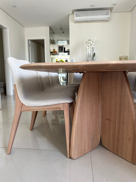 Conjunto de 10 Cadeiras “Sinuous” – Delucci