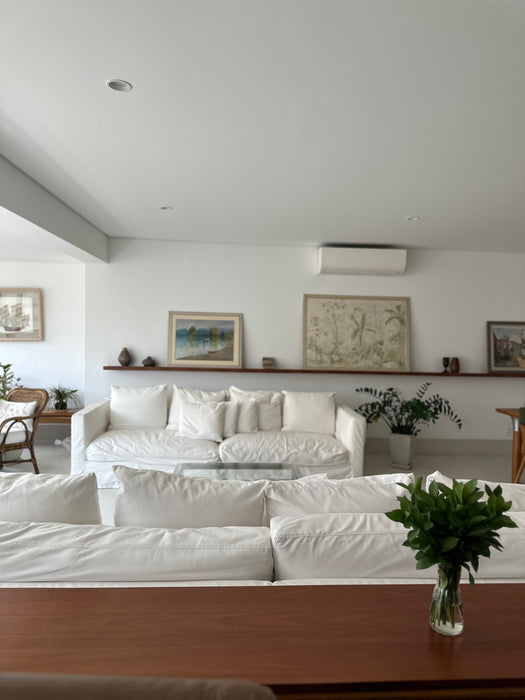 Sofá de 3 Lugares com Capa