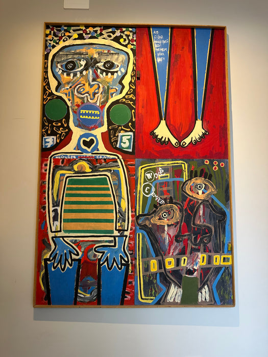 Quadro Pintado em Madeira – Artista Anônimo