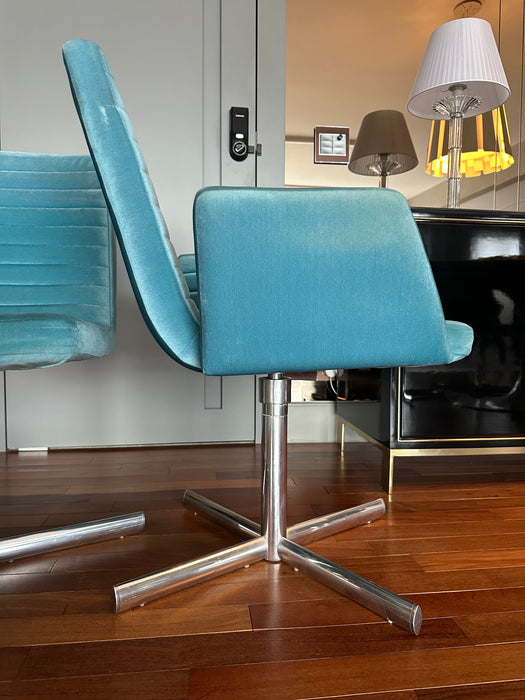 Conjunto de 8 Cadeiras Giratórias "Charly" (2 com braços) – Fahrer