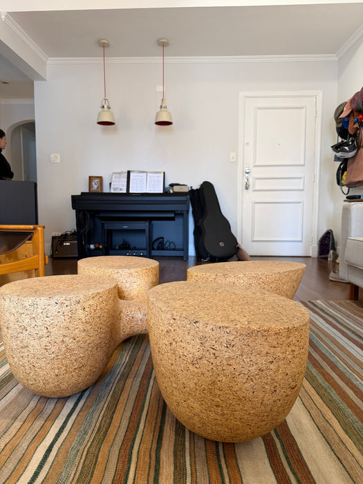 Mesa de Centro “Root” em Cortiça – Jader Almeida