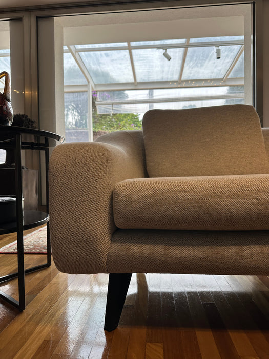 Conjunto de Poltrona e Sofá "Curva" - Adquirido loja Arquivo Vivo