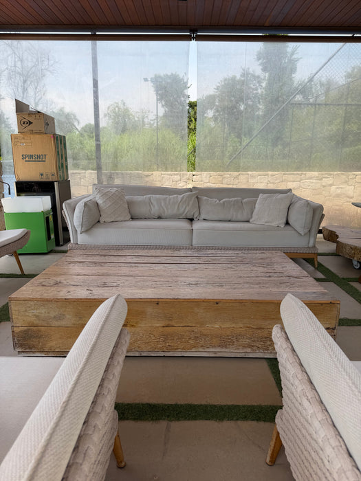 Conjunto Outdoor (1 sofá + 2 poltronas (sem braço) + 2 poltronas (com braços) - Dunelli