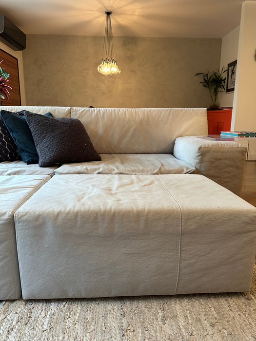 Par de Pufes em Lona – Estúdio Bola