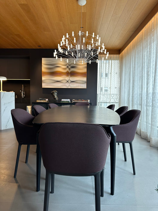 Conjunto com 8 Cadeiras “Soft Shell” com Braços – Ronan & Erwan Bouroullec para Vitra