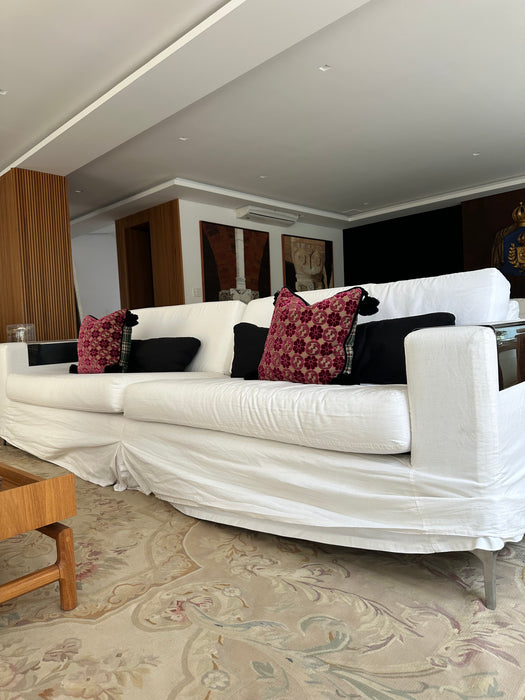 Sofá de 3 Lugares com Capa