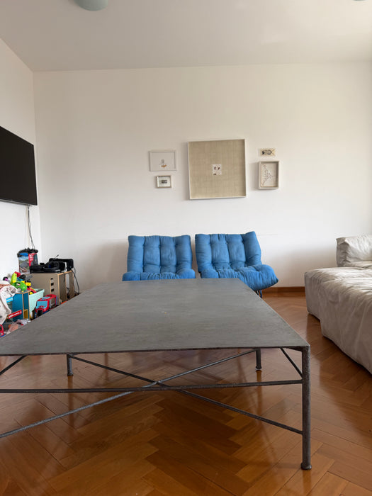 Mesa de Centro em Aço – L'Oeil