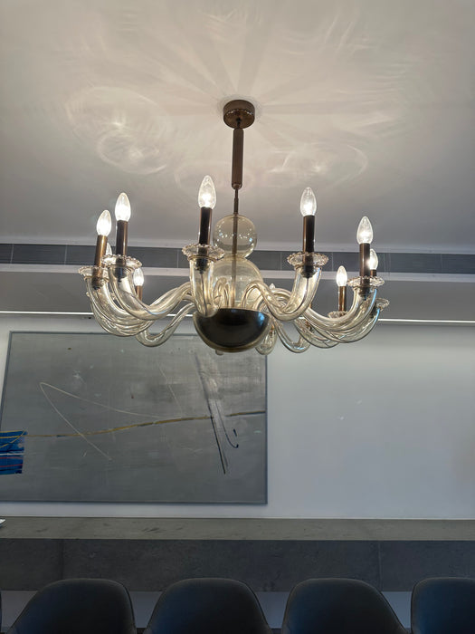Chandelier de Murano com 12 Braços