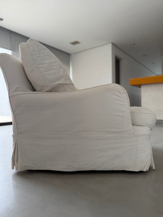 Par de Poltronas com Capa e Penas de Ganso - Shabby Chic (NY)