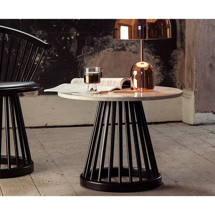 Mesa de Apoio “Fan” Preta  – Tom Dixon