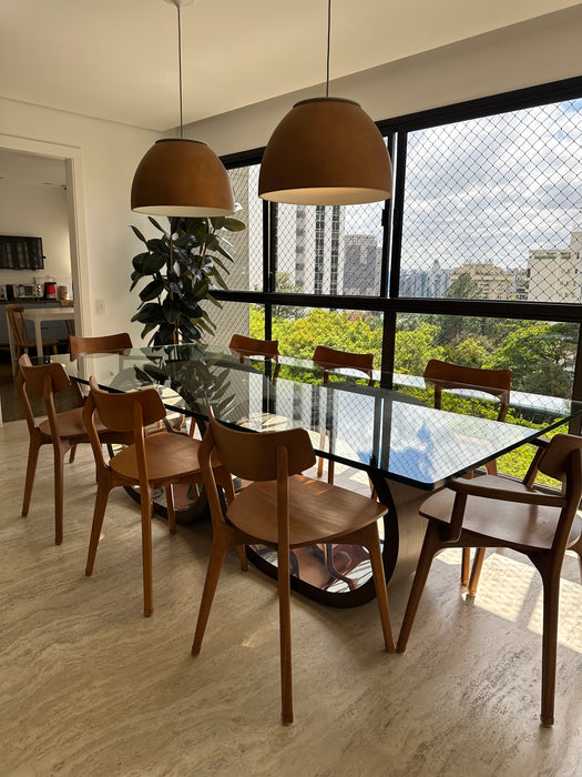 Conjunto com 8 Cadeiras (2 com braços) – Estúdio Bola