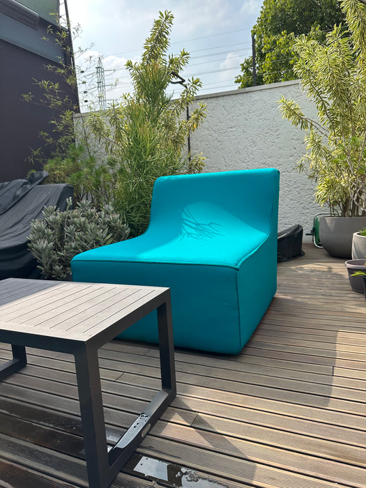 Par de Poltronas Outdoor (com capa de proteção) - Tecido Regatta Sunbrella