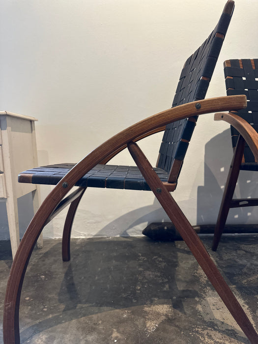 Conjunto com 6 Cadeiras "Flexa" em Madeira – Carlos Motta