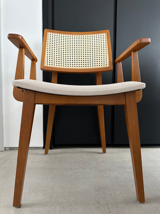 Conjunto de 6 Cadeiras em Madeira e Palhinha