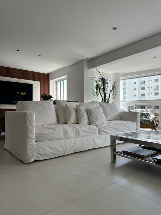 Sofá de 3 Lugares com Capa