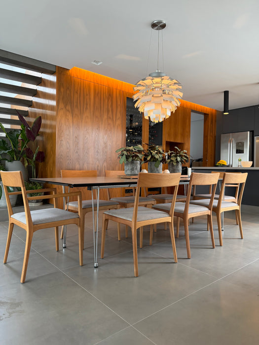 Conjunto de 8 Cadeiras "Lina" (2 com Braços) – Líder Interiores