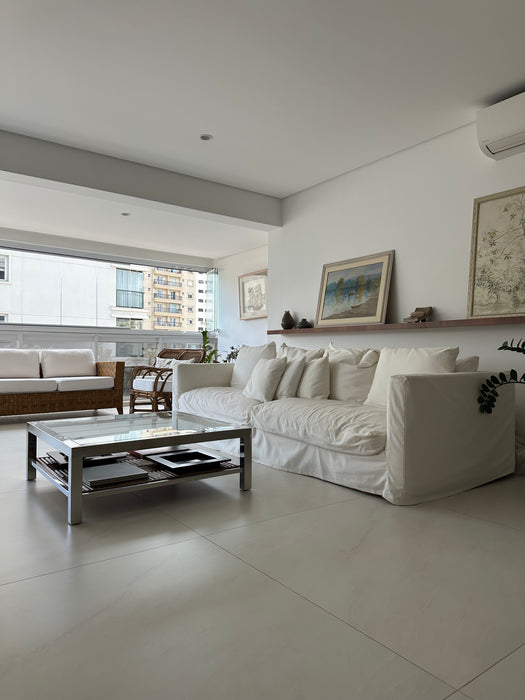 Sofá de 3 Lugares com Capa